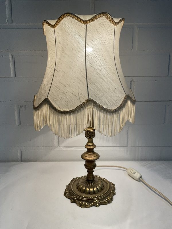 Pöytävalaisin messinkijalka 47cm