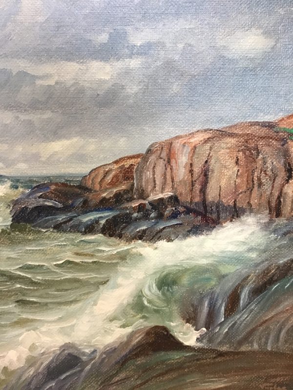 Taulu öljyväri kankaalle Oiva Vuolas 1949