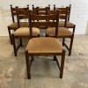 Asko Export vintage tuolit (6 kpl) sametti