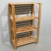 Puuhyllykkö kevyt 74x38x120