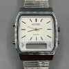 Retro Accord Quartz miesten rannekello kromi