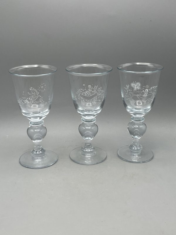 Holmegaard vintage keräilylasi Hans Christian Andersen