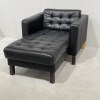 Ikea Karlfors divaani nojatuoli nahka