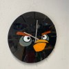 Angry Birds seinäkello lasia KM-Kello Oy