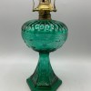 Vintage Vihreä öljylamppu valaisin 27cm