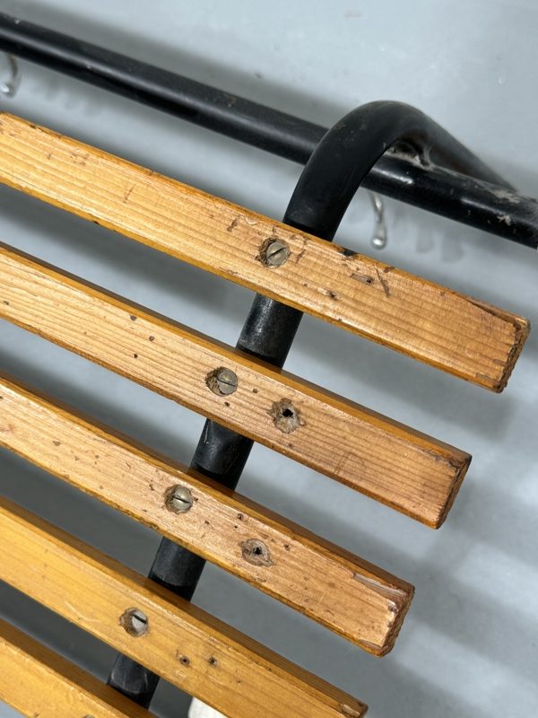 Vintage naulakko hattuhylly 100cm