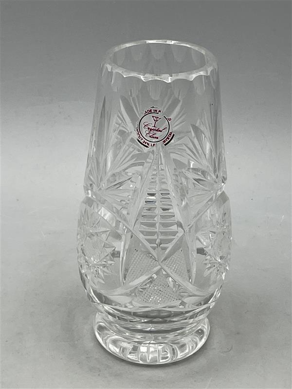 Kristalli maljakko 15cm