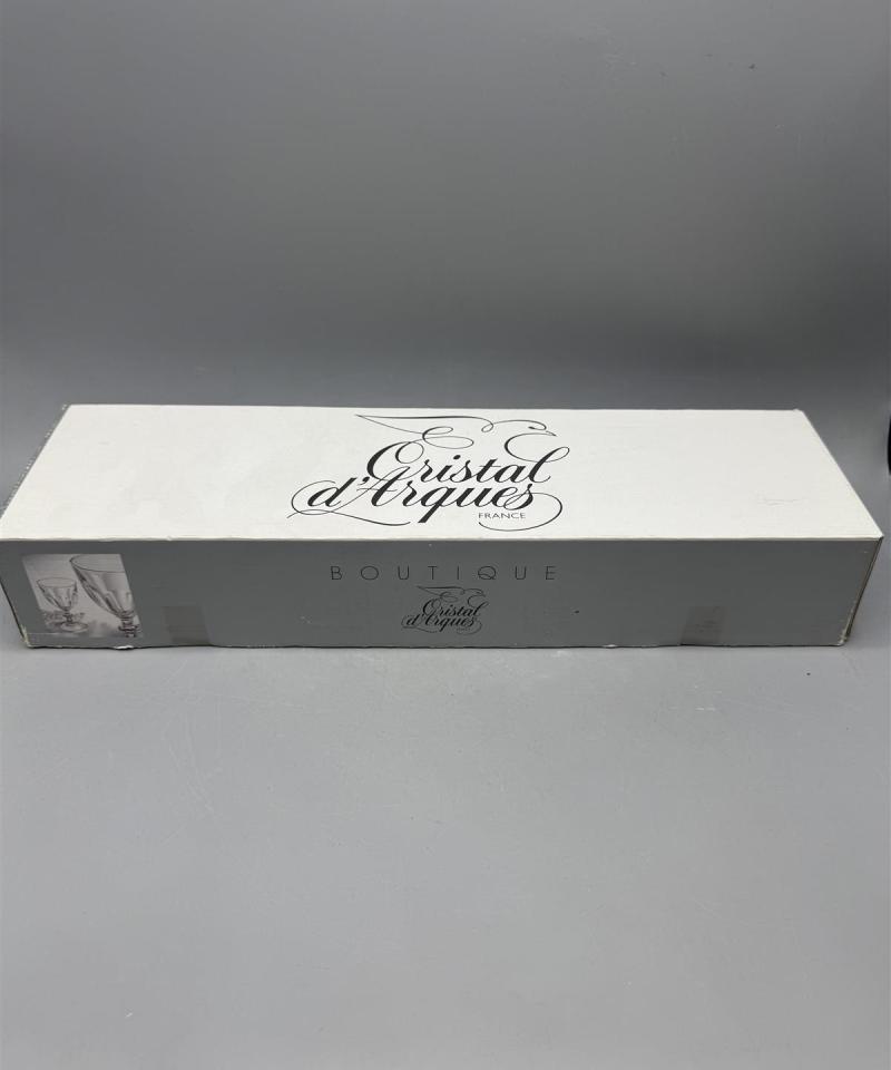 Cristal d'Arques Rambouillet lasisarja (6 kpl) laatikossa