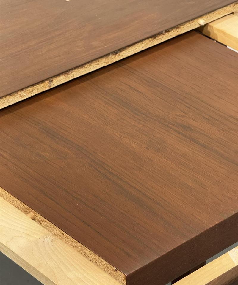 Ruokapöytä 120x75 tiikkiviilu jatkettava