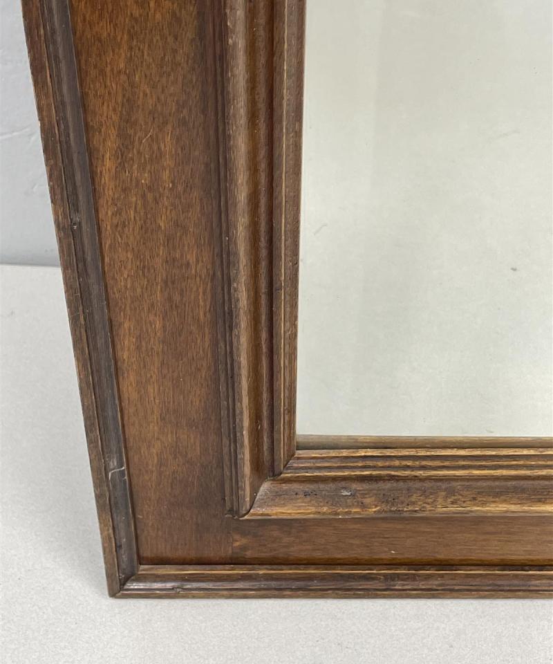 Vintage fasettihiottu peili puukehys