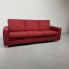 Isku sohva 3-istuttava, punainen