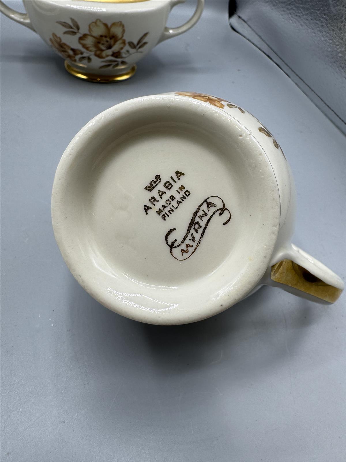 Arabia Myrna kahviastiasto, 27 osaa Olga Osol