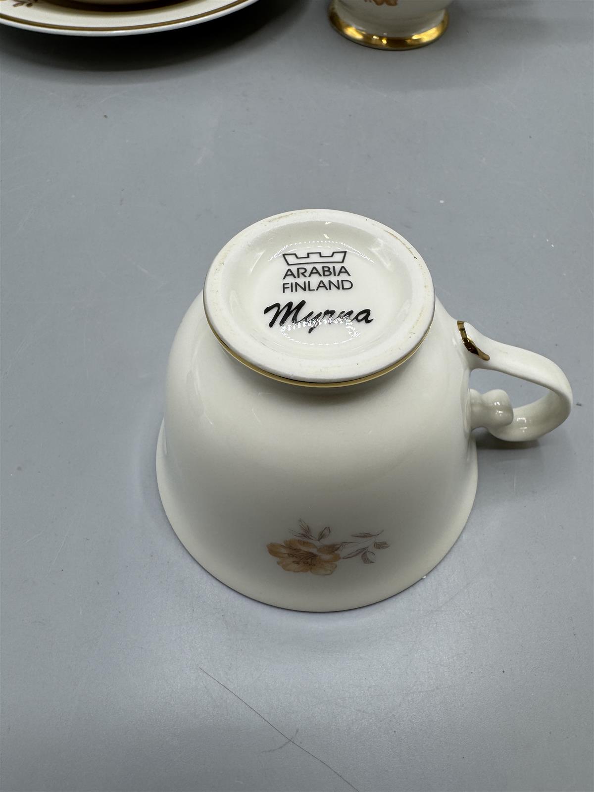 Arabia Myrna kahviastiasto, 27 osaa Olga Osol