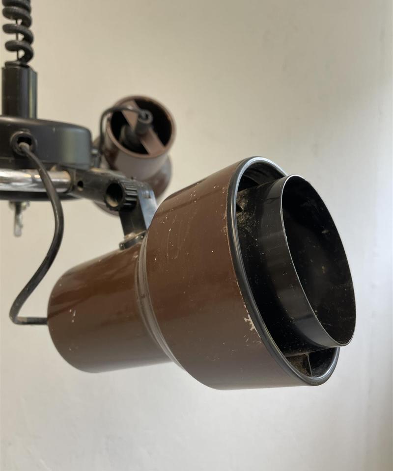 Vintage 70-luku kattovalaisin, ruskea