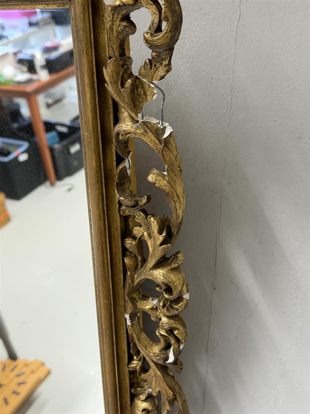 Koristeellinen barokki peili 70x70