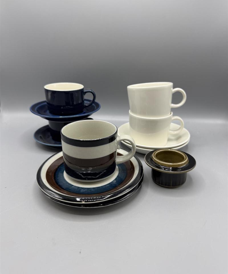 Arabia ja Iittala kuppi setti (5 kpl)