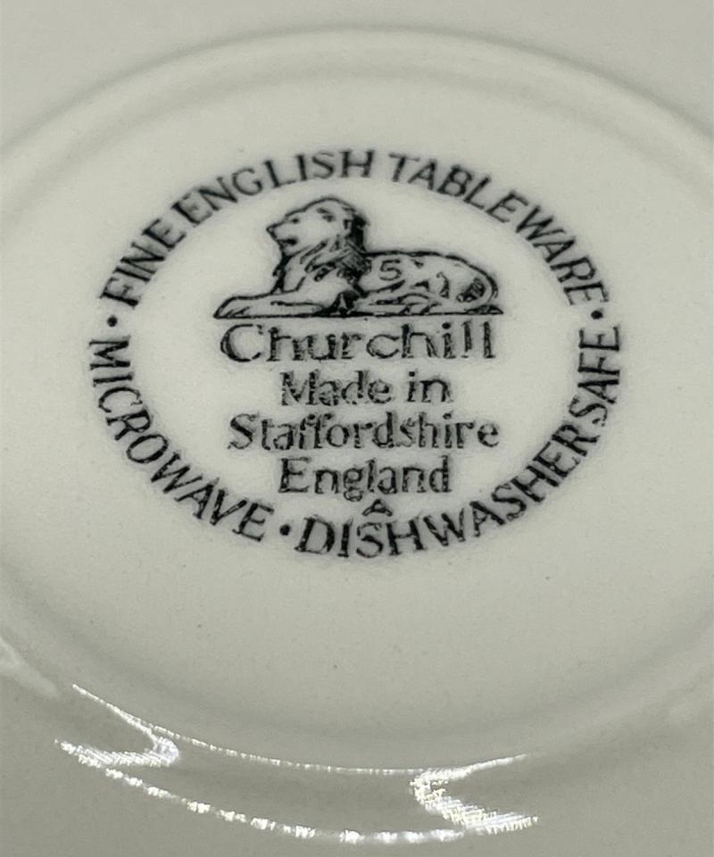 Churchill teekupit ja lautaset 4kpl