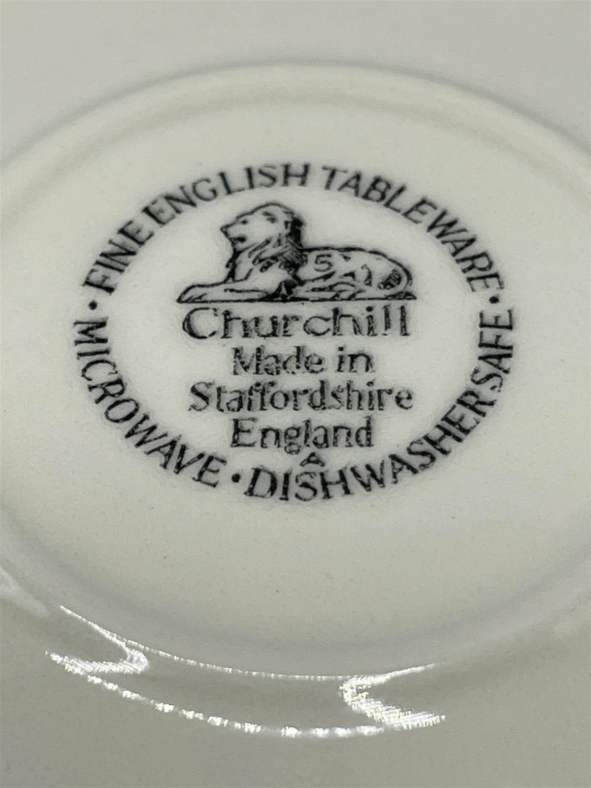 Churchill teekupit ja lautaset 4kpl