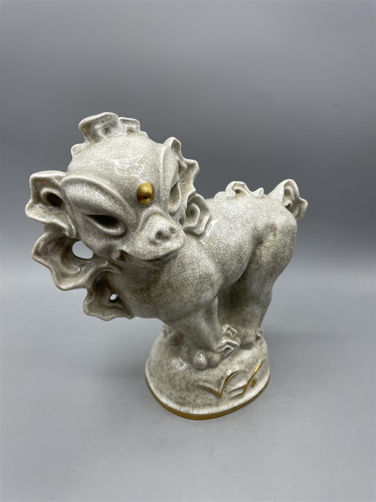 Arabia harvinainen ”Kiinan Leijona” posliini patsas, APA