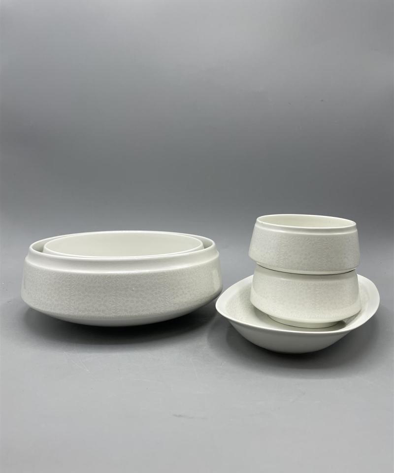 Arabia Pitsi tarjoiluastiat 5-osaa, Raija Uosikkinen