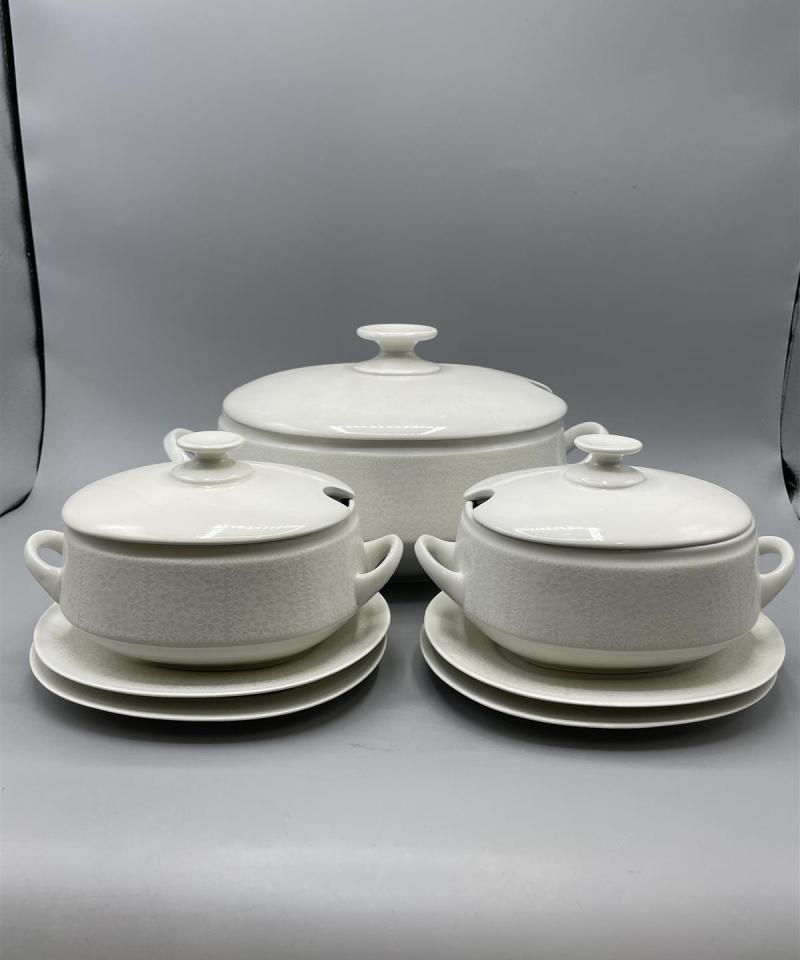 Arabia Pitsi tarjoiluastiat 3-osaa, Raija Uosikkinen