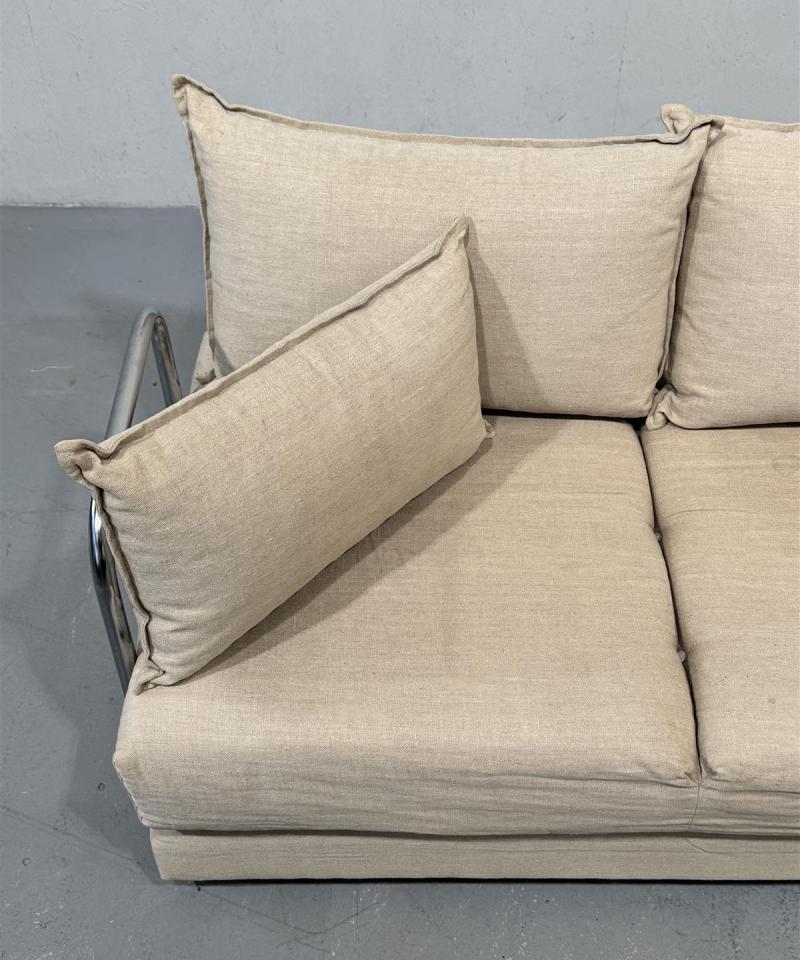 Funkkis pellava sohva, beige