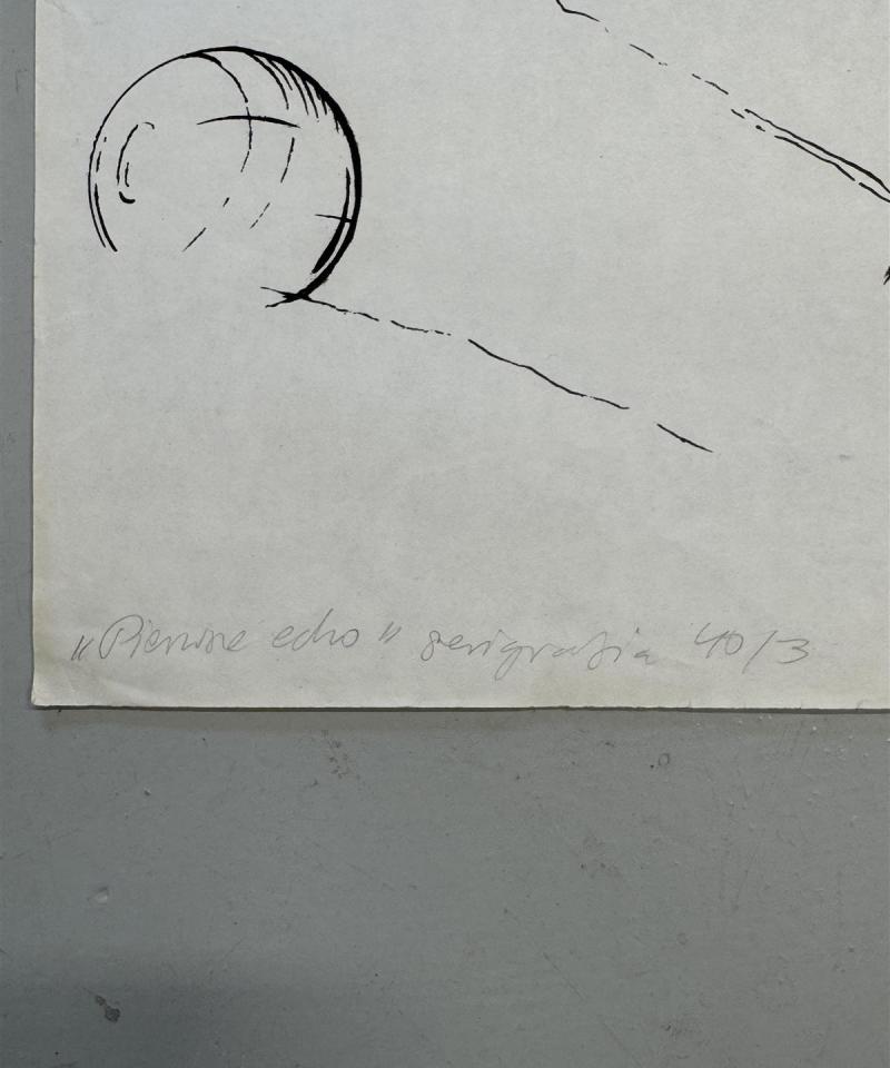 Taulu "Pienine Echo" serigrafia 40/3 Pentti Tulla 1986