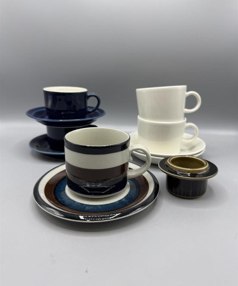 Arabia ja Iittala kuppi setti (5 kpl)