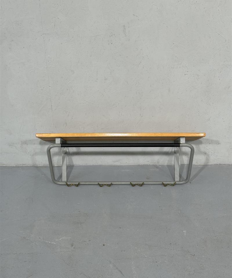 Naulakko 90cm puu ja metalli