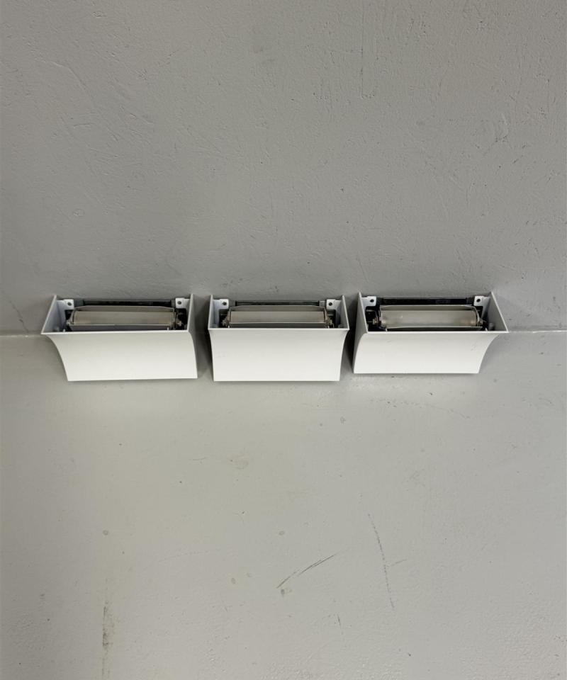 Flos Pochette seinävalaisin (3 kpl) valkoinen