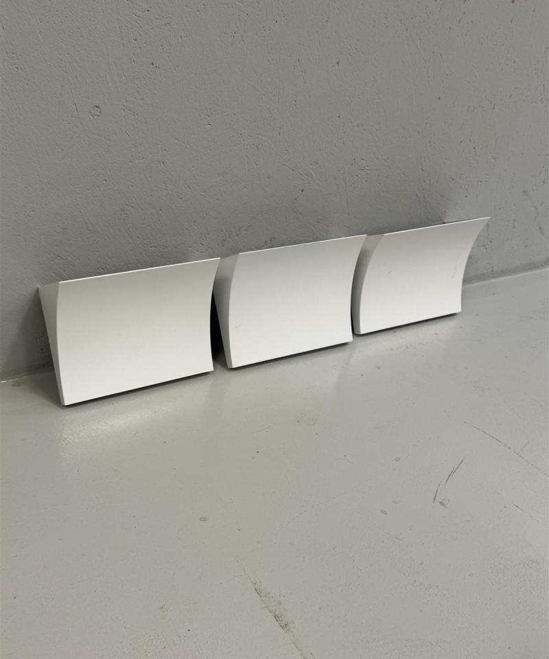 Flos Pochette seinävalaisin (3 kpl) valkoinen