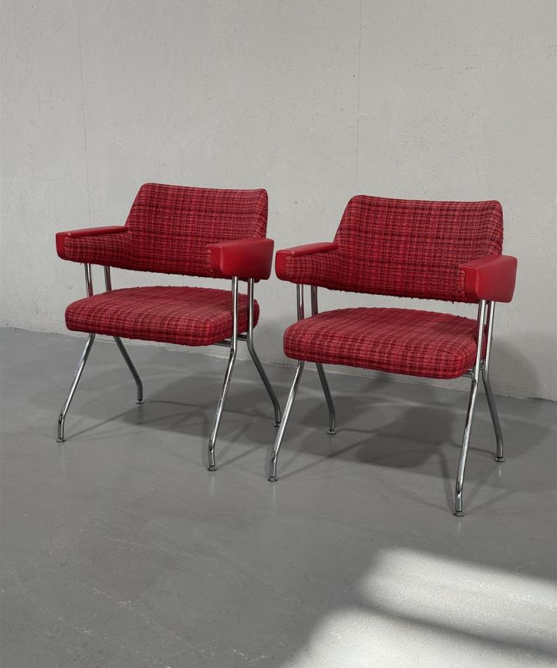 Merivaara Tuoli punainen verhoilu (2kpl)