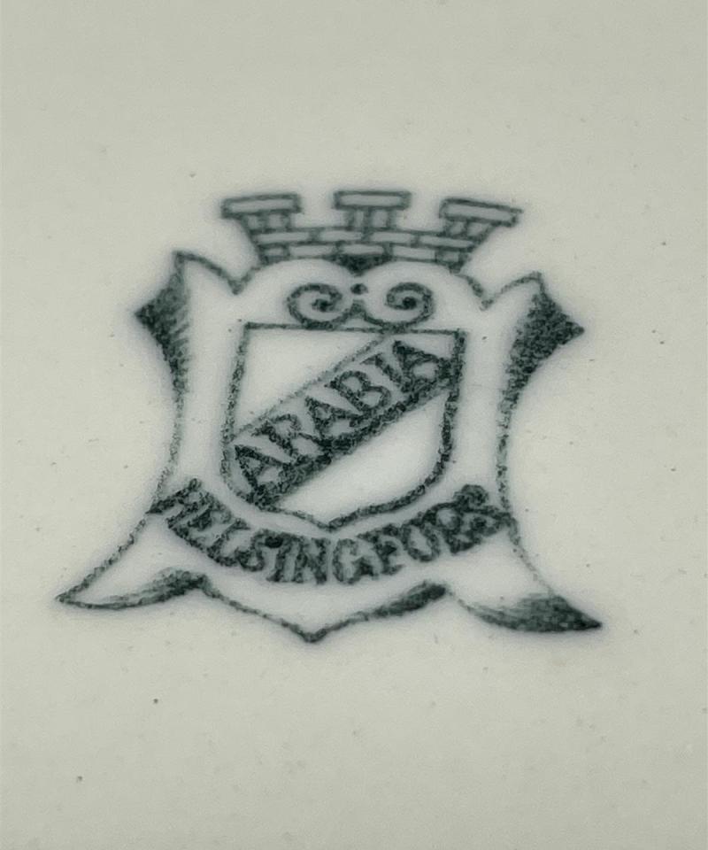 Antiikkiset Arabia koristelautaset 6kpl