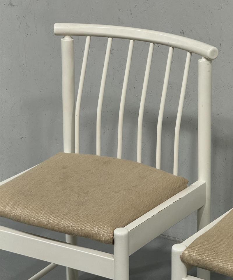 Retro tuolit, valkoiset (2 kpl)