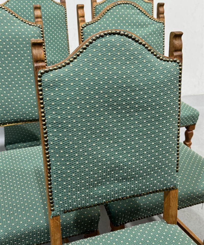 Vintage tuolit, vihreät (6 kpl)