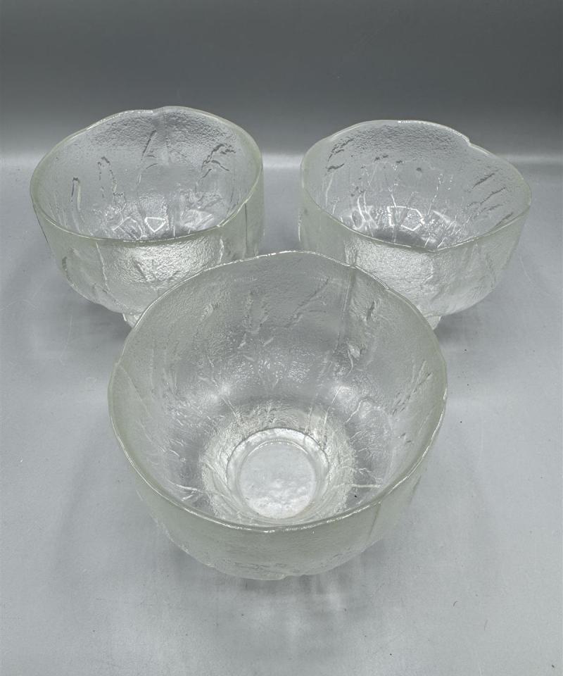 Humppilan lasi Heiniä kainalossa lasimalja 3 kpl Kaija Aarikka