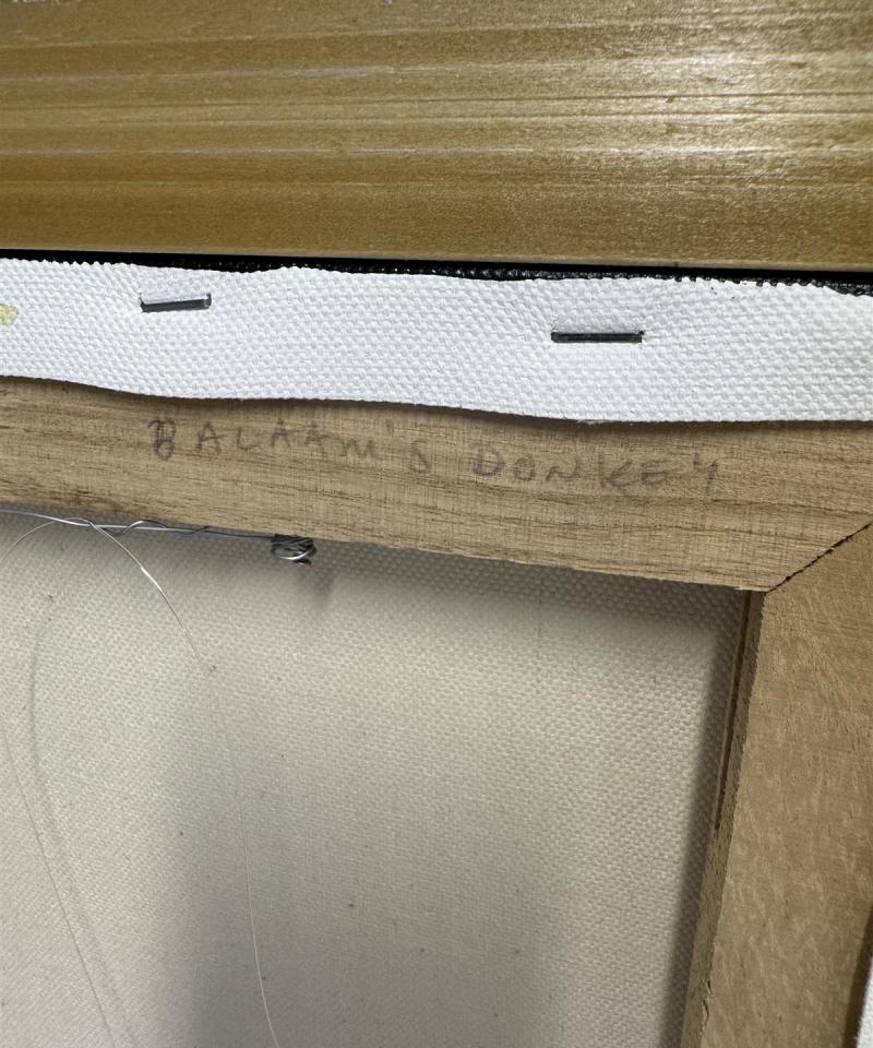 Taulu Bileamin Aasi akryylimaalaus Outi Debnam