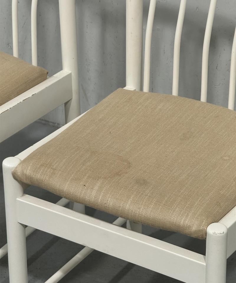 Retro tuolit, valkoiset (2 kpl)