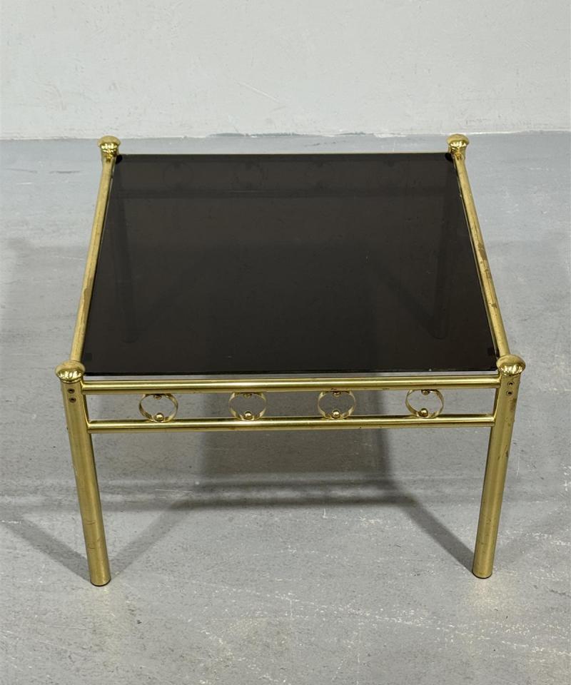 Vintage 70-luku sohvapöytä lasi