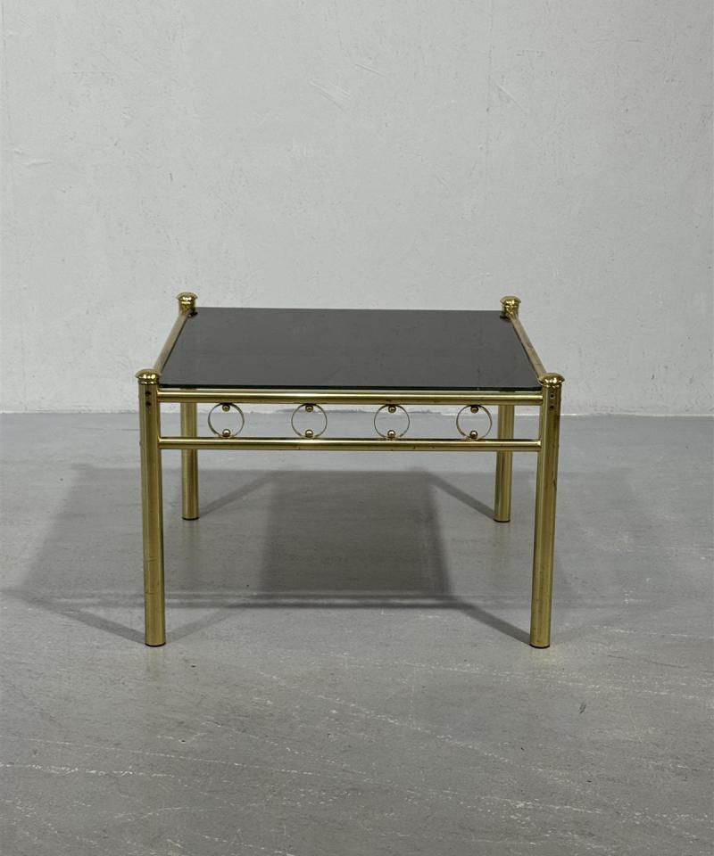 Vintage 70-luku sohvapöytä lasi