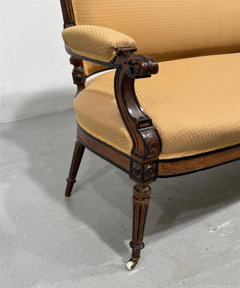 Louis XVI sohva ruskea