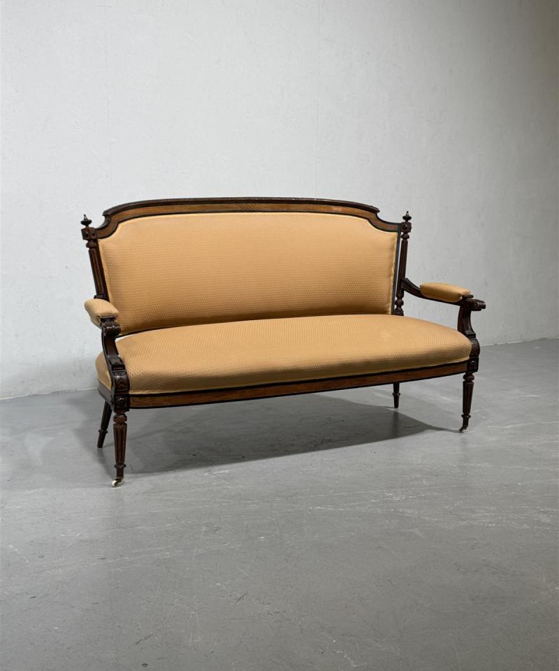 Louis XVI sohva ruskea