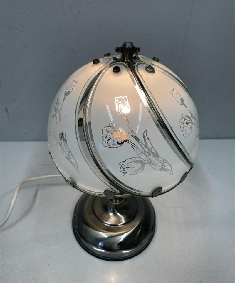 Pöytävalaisin metallijalka lasivarjostin