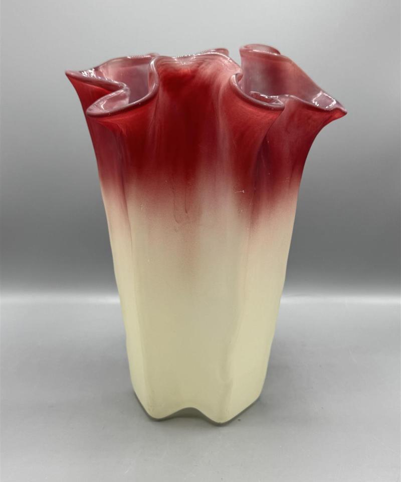 Lasimaljakko puna-valko 29cm