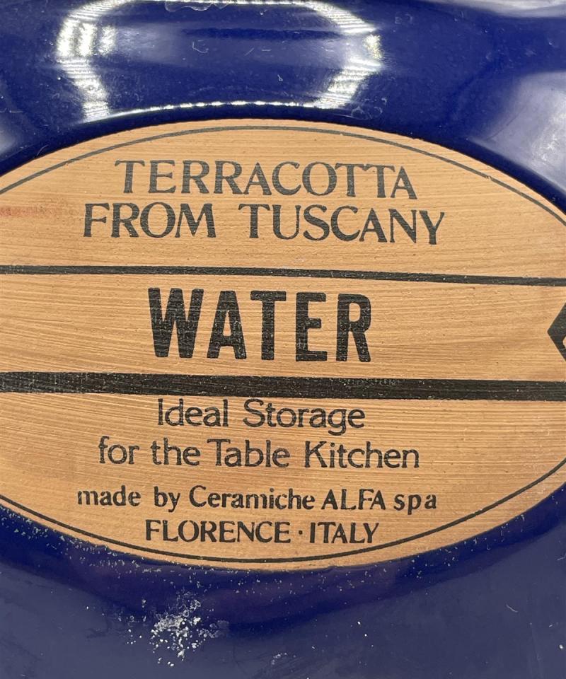 Terracotta keraaminen vesikannu, Italia