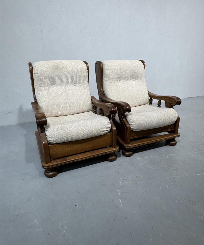 Rustiikki puurunko nojatuolit