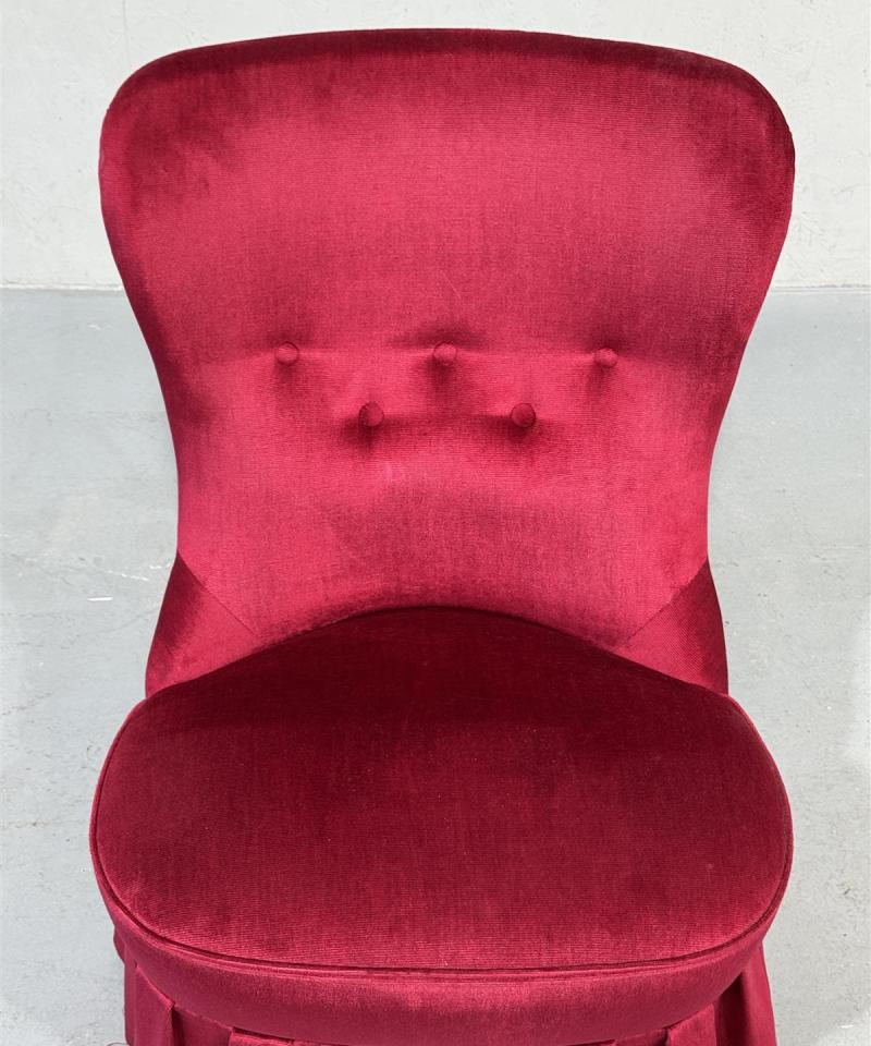 Vanhan ajan Emma sametti tuoli