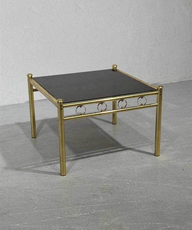 Vintage 70-luku sohvapöytä lasi