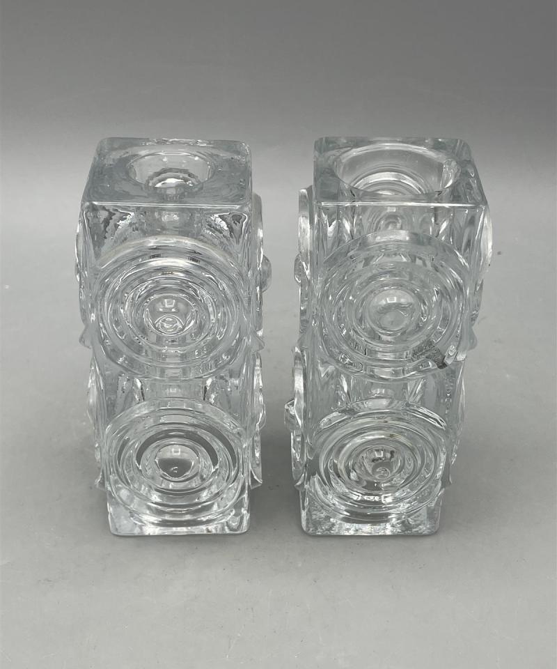 Riihimäen lasi Rengas kynttilänjalka 2kpl, Tamara Aladin