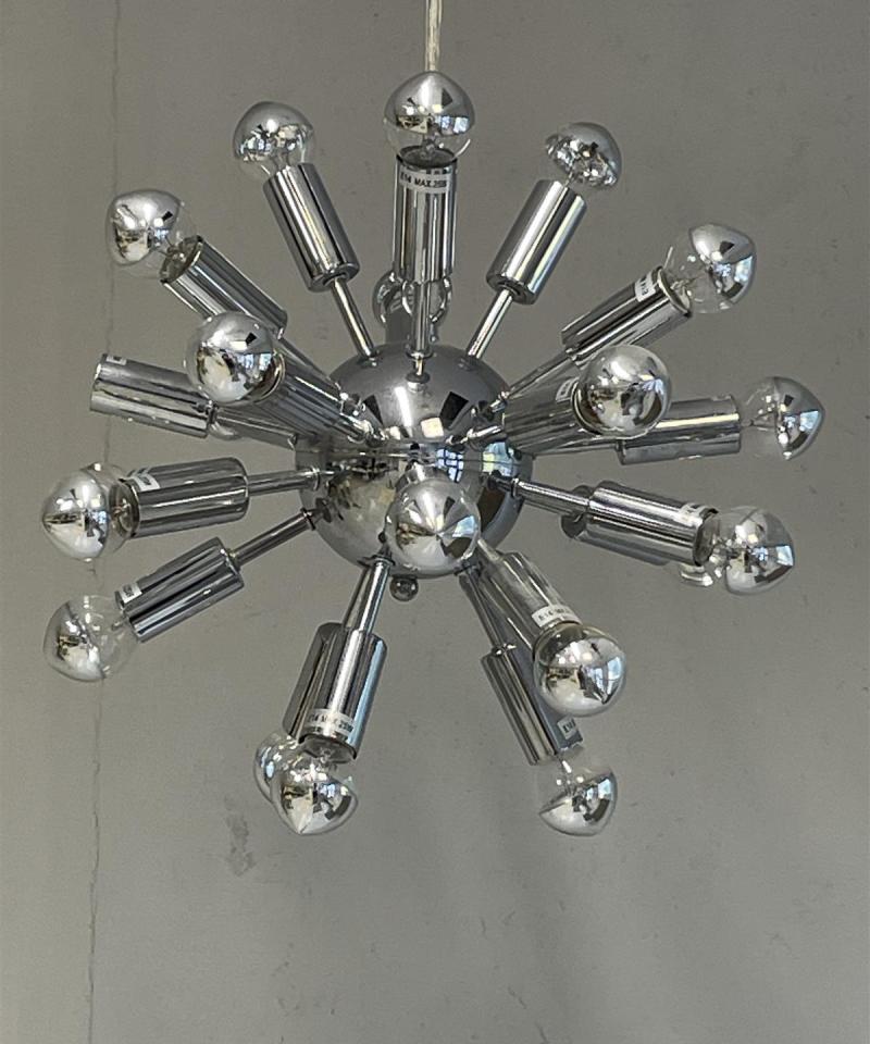 Sputnik tyylinen kattovalaisin 23-valopistettä